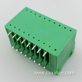 With ears screw plug-in PCB double-layer terminal block header socket